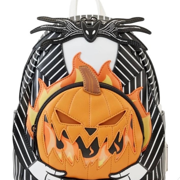Loungefly Handbags - Loungefly X Disney Nightmare Before Christmas Jack Pumpkin Glow Head Backpack